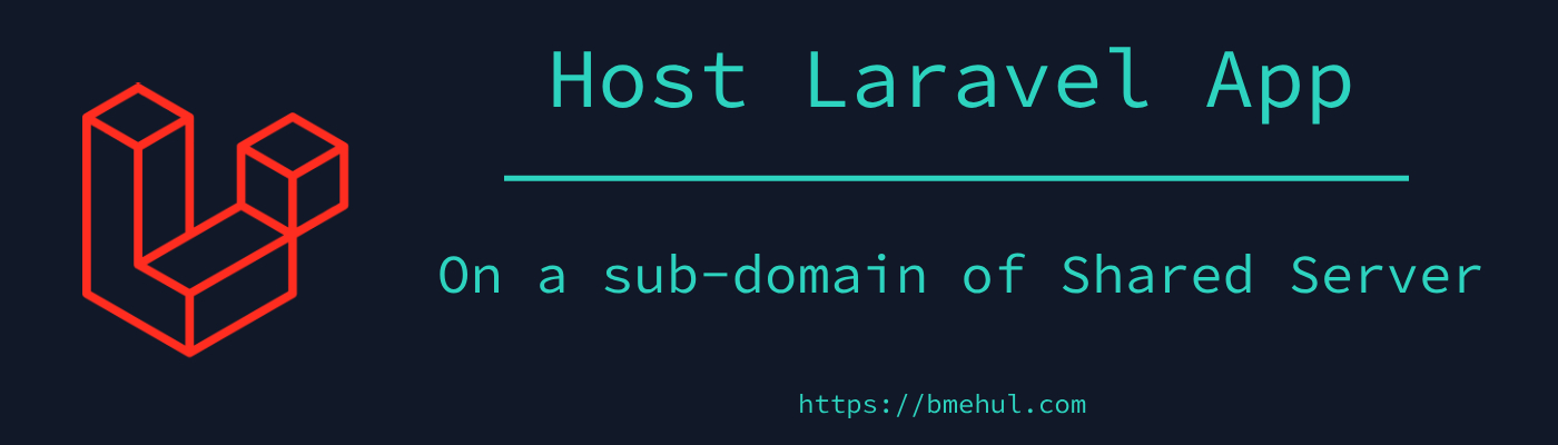 Laravel on Sub-Domain of shared server